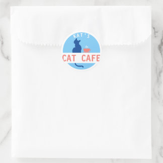 Kat's Cat Cafe Sticker