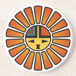 Katsina Sunface Untersetzer