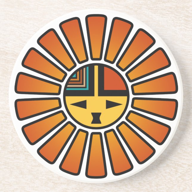 Katsina Sunface Untersetzer (Vorne)