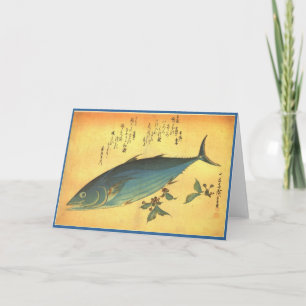 Katsuo (Skipjack-Thunfisch) - Hiroshige's Colorful Karte