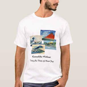 Katsushika Hokusai - 36 Ausblicke auf den Fuji T-Shirt