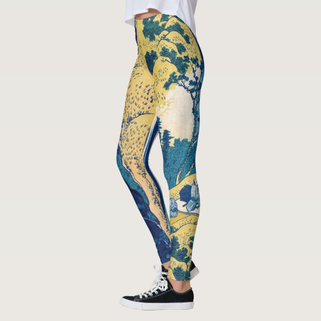 Katsushika Hokusai - Amida Falls Leggings (Links)