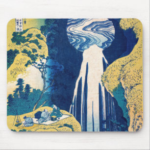 Katsushika Hokusai - Amida Falls Mousepad