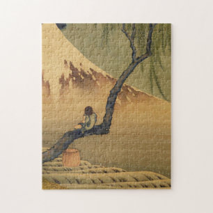 Katsushika Hokusai Boy View Mount Fuji Puzzle