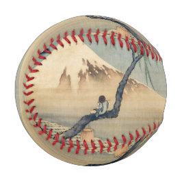 Katsushika Hokusai - Boy Viewing Mount Fuji Baseball