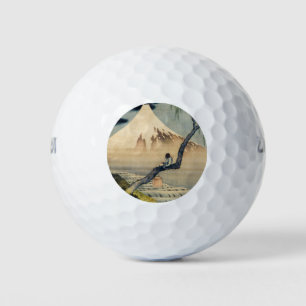 Katsushika Hokusai - Boy Viewing Mount Fuji Golfball