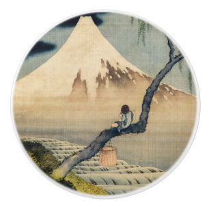 Katsushika Hokusai - Boy Viewing Mount Fuji Keramikknauf