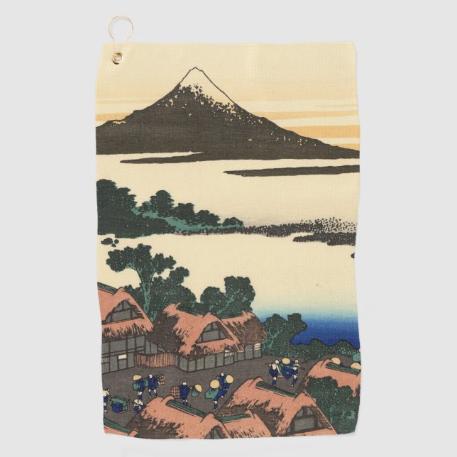 Katsushika Hokusai Dawn in der Provinz Kai Golfhandtuch (Vorderseite)