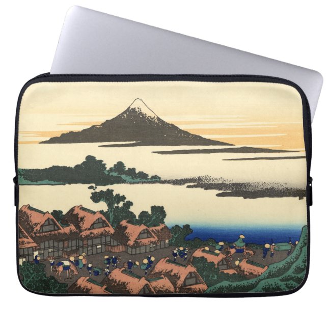 Katsushika Hokusai Dawn in der Provinz Kai Laptopschutzhülle (Vorderseite)
