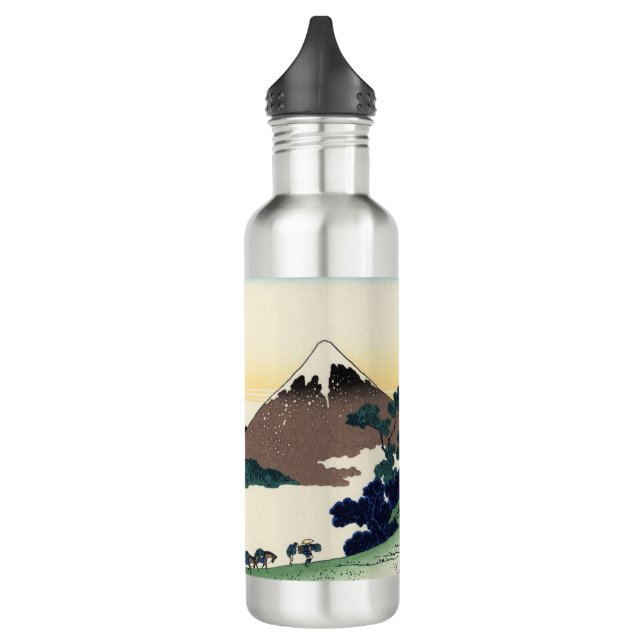Katsushika Hokusai. Der Eindringpass in der Provin Edelstahlflasche (Links)