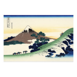 Katsushika Hokusai. Der Eindringpass in der Provin Fotodruck