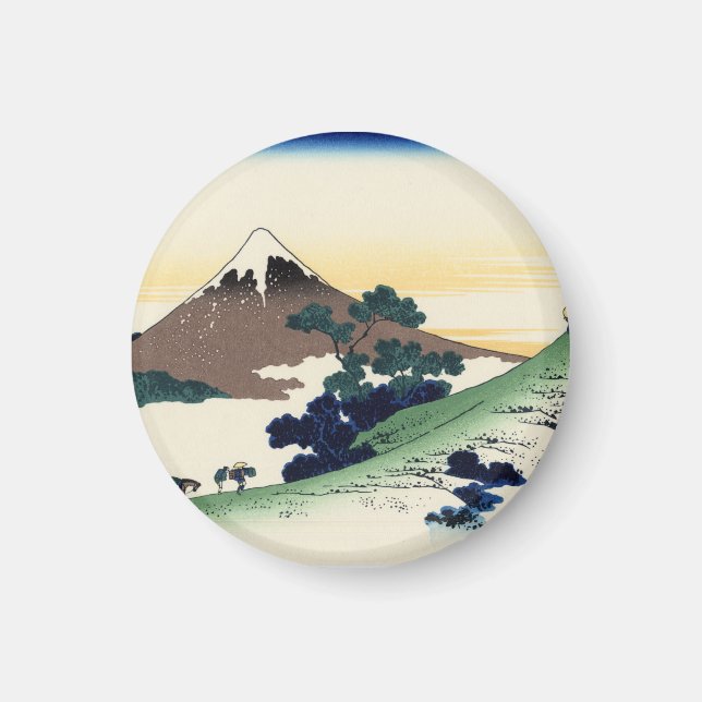 Katsushika Hokusai. Der Eindringpass in der Provin Magnet (Vorne)