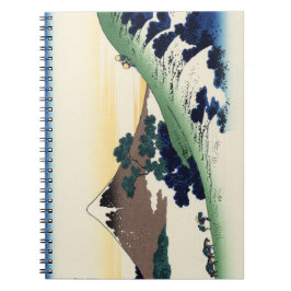 Katsushika Hokusai. Der Eindringpass in der Provin Notizblock