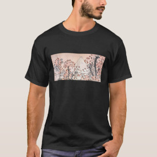 Katsushika Hokusai - Der Fuji durch Cherr hindurch T-Shirt