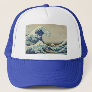 Katsushika Hokusai: Die große Welle in Kanagawa Truckerkappe