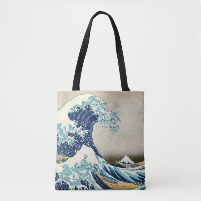 Katsushika Hokusai - Die große Welle vor Kanagawa (Vorderseite)
