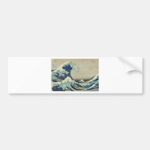 Katsushika Hokusai: Die große Welle vor Kanagawa Autoaufkleber