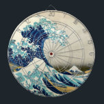 Katsushika Hokusai - Die große Welle vor Kanagawa Dartscheibe<br><div class="desc">The Great Wave off Kanagawa / The Wave - Katsushika Hokusai, 1829-1833</div>