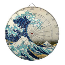 Katsushika Hokusai - Die große Welle vor Kanagawa Dartscheibe