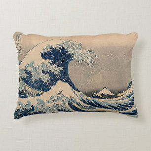 Katsushika Hokusai. Die große Welle vor Kanagawa Dekokissen