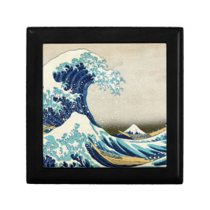 Katsushika Hokusai - Die große Welle vor Kanagawa Erinnerungskiste