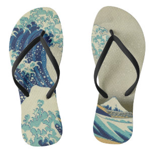 Katsushika Hokusai - Die große Welle vor Kanagawa Flip Flops