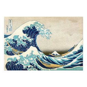 Katsushika Hokusai - Die große Welle vor Kanagawa Fotodruck