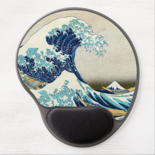 Katsushika Hokusai - Die große Welle vor Kanagawa Gel Mousepad