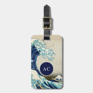 Katsushika Hokusai - Die große Welle vor Kanagawa Gepäckanhänger