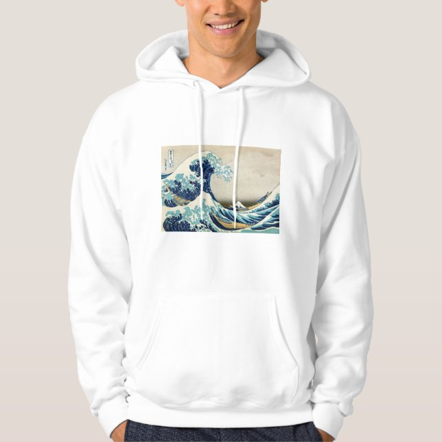 Katsushika Hokusai - Die große Welle vor Kanagawa Hoodie (Vorderseite)