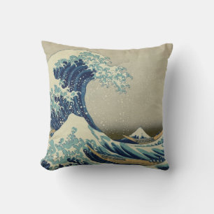 Katsushika Hokusai: Die große Welle vor Kanagawa Kissen