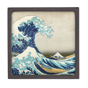 Katsushika Hokusai - Die große Welle vor Kanagawa Kiste