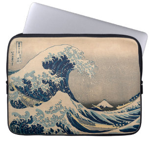 Katsushika Hokusai. Die große Welle vor Kanagawa Laptopschutzhülle