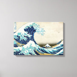Katsushika Hokusai - Die große Welle vor Kanagawa Leinwanddruck
