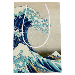 Katsushika Hokusai - Die große Welle vor Kanagawa Mittlere Geschenktüte
