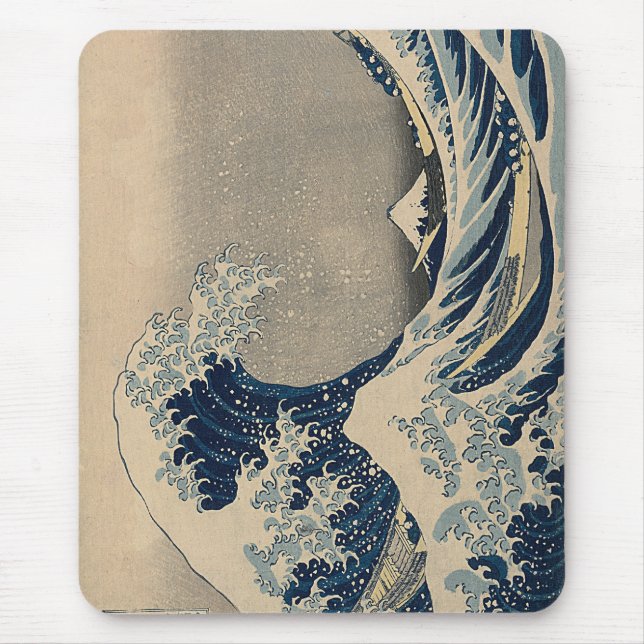 Katsushika Hokusai. Die große Welle vor Kanagawa Mousepad (Vorne)
