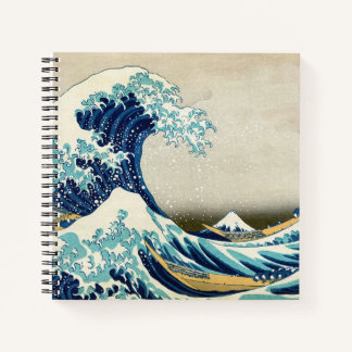 Katsushika Hokusai - Die große Welle vor Kanagawa Notizbuch