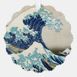 Katsushika Hokusai - Die große Welle vor Kanagawa Ornament Karte