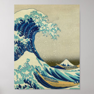 Katsushika Hokusai - Die große Welle vor Kanagawa Poster