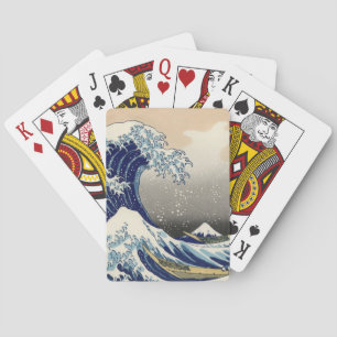 KATSUSHIKA HOKUSAI - Die große Welle vor Kanagawa Spielkarten