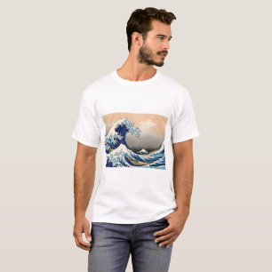 KATSUSHIKA HOKUSAI - Die große Welle weg von T-Shirt