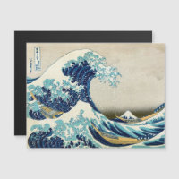 Katsushika Hokusai - Die Magnetkarte "Große Welle"