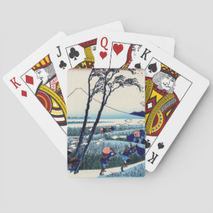 Katsushika Hokusai - Ejiri in der Provinz Suruga Spielkarten