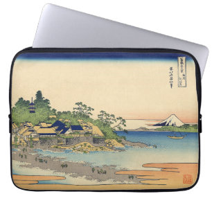 Katsushika Hokusai Enoshima in der Provinz Sagami Laptopschutzhülle