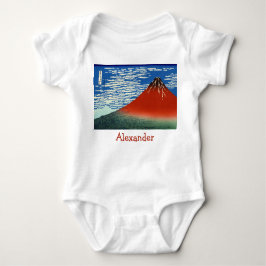 Katsushika Hokusai - feiner Wind, klarer Morgen Baby Strampler