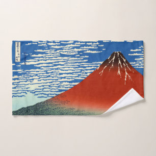 Katsushika Hokusai - feiner Wind, klarer Morgen Badhandtuch Set