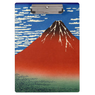 Katsushika Hokusai - feiner Wind, klarer Morgen Klemmbrett