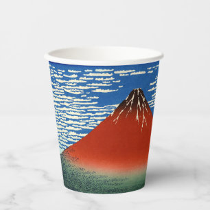 Katsushika Hokusai - feiner Wind, klarer Morgen Pappbecher