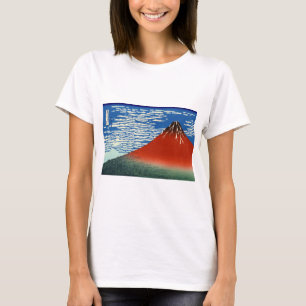 Katsushika Hokusai - feiner Wind, klarer Morgen T-Shirt