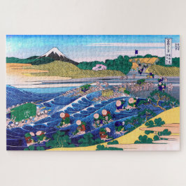 Katsushika Hokusai - Fuji aus Kanaya auf Tokaido Puzzle